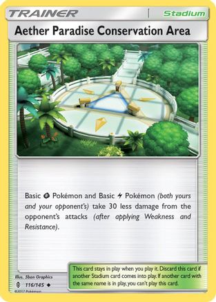 Aether Paradise Conservation Area 116  SM  Guardians Rising - Uncommon