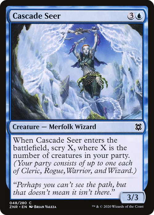 Cascade Seer (ZNR-048) - Zendikar Rising