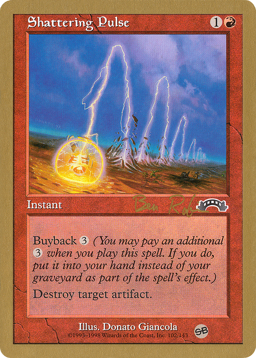 Shattering Pulse - 1998 Ben Rubin (EXO) (SB) (WCD-) - World Championship Decks 1998