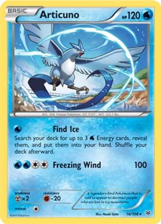 Articuno - 16/108 (XY Roaring Skies)/108  - Holofoil Deck Exclusives - Holo Rare