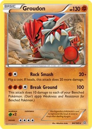 Groudon (XY Primal Clash) 084/160  - Holofoil Deck Exclusives - Holo Rare