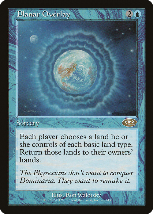 Planar Overlay (PLS-028) - Planeshift Foil