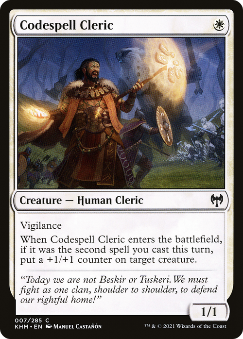 Codespell Cleric (KHM-007) - Kaldheim