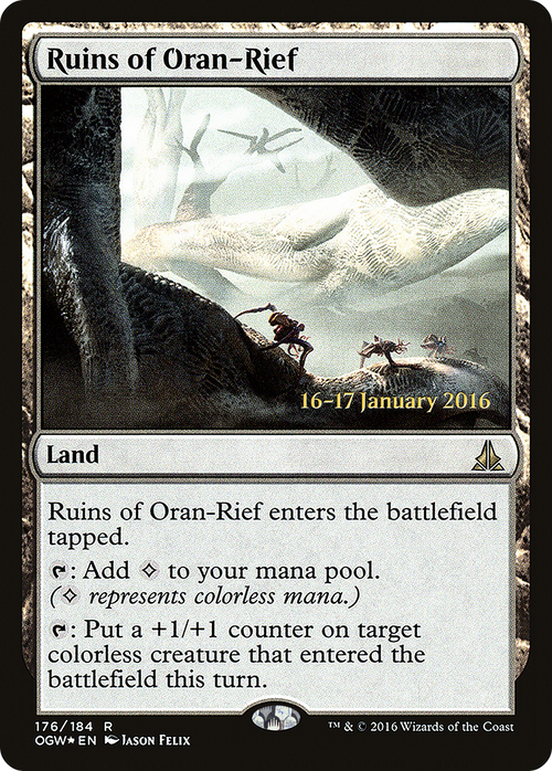 Ruins of Oran-Rief (PRE-176S) - Oath of the Gatewatch Promos Foil