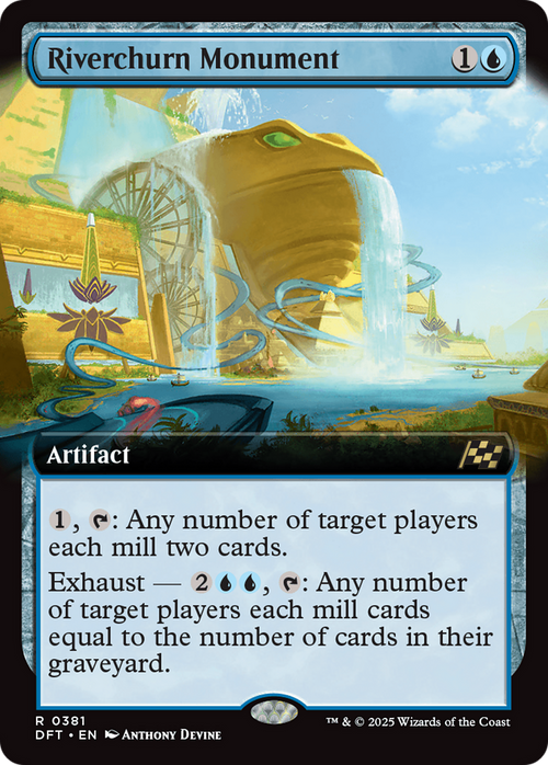 Riverchurn Monument (Extended Art) (DFT-381) - Aetherdrift: (Extended Art)