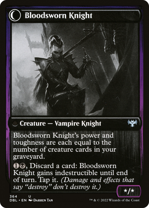 Bloodsworn Squire (DBL-364) - Innistrad: Double Feature: (Double Faced Transform) Foil