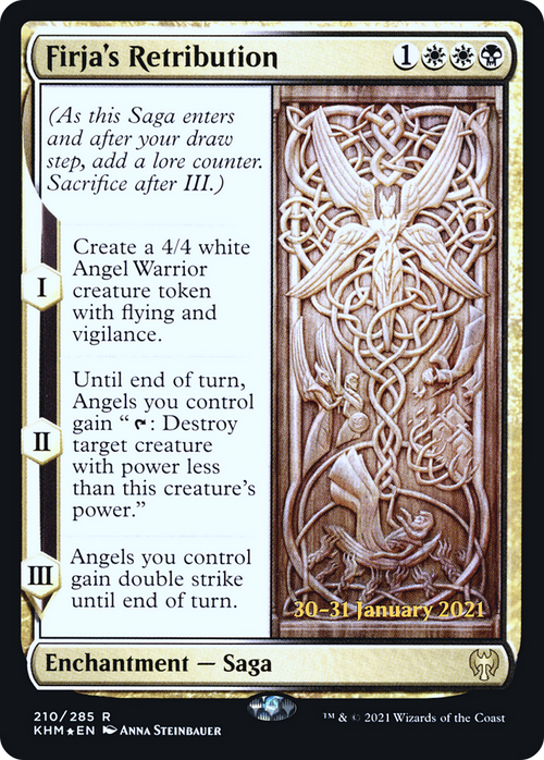 Firja's Retribution (PRE-210S) - Kaldheim Promos Foil
