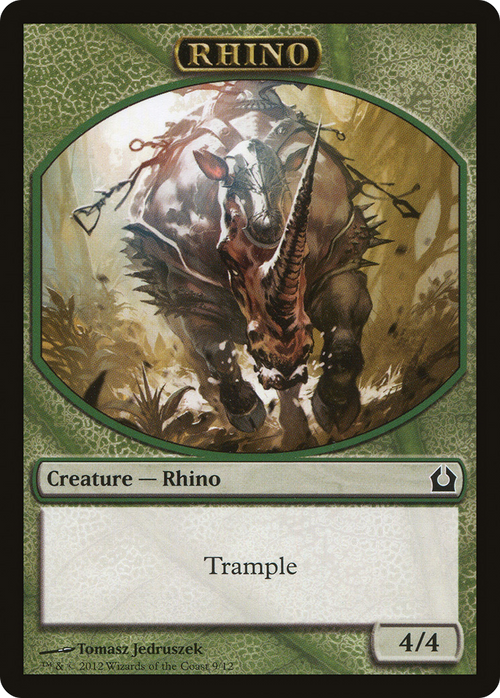Rhino Token (RTR-009) - Return to Ravnica Tokens
