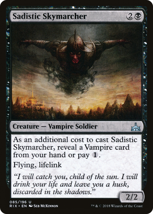 Sadistic Skymarcher (RIX-085) - Rivals of Ixalan Foil