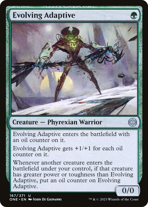 Evolving Adaptive (ONE-167) - Phyrexia: All Will Be One