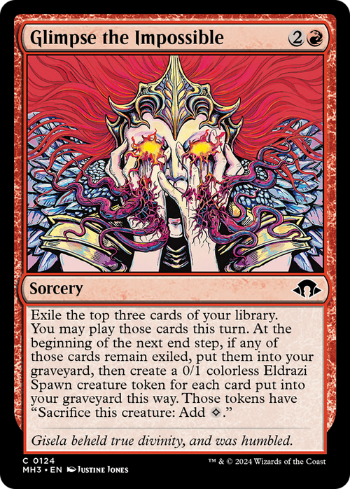 Glimpse the Impossible (MH3-124) - Modern Horizons 3 Foil