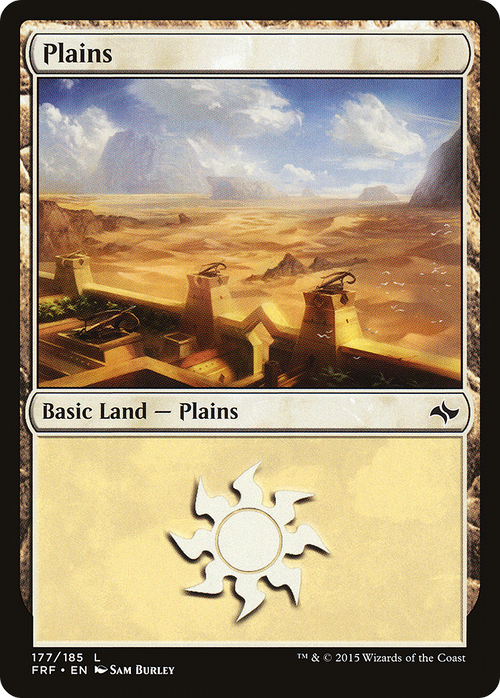 Plains (177) (FRF-177) - Fate Reforged Foil