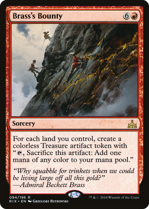 Brass's Bounty (RIX-094) - Rivals of Ixalan