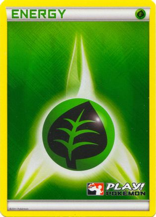 Grass Energy (2011 Play! Pokemon)  - Holofoil League & Championship Cards - Promo