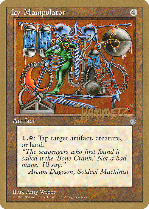 Icy Manipulator - 1996 Shawn "Hammer" Regnier (ICE) (WCD-) - Pro Tour Collector Set