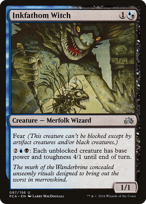 Inkfathom Witch (PCA-097) - Planechase Anthology