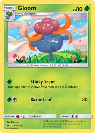 Gloom 005  SM  Burning Shadows - Uncommon