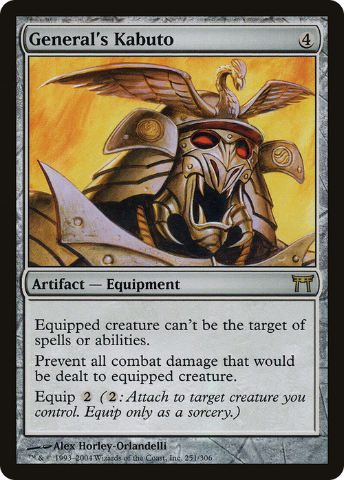 General's Kabuto (CHK-251) - Champions of Kamigawa Foil