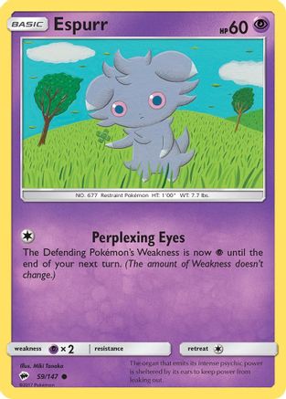 Espurr 059  SM  Burning Shadows - Common