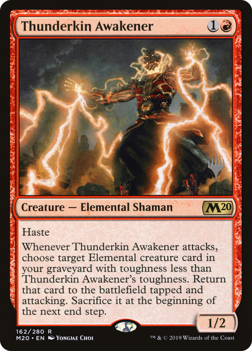 Thunderkin Awakener (PPM20-162P) - Core Set 2020 Promos Foil