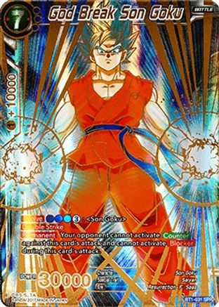 God Break Son Goku (SPR) (BT1-031) - Galactic Battle
