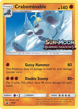 Crabominable - SM47 (Prerelease)  - Holofoil SM Promos - Promo