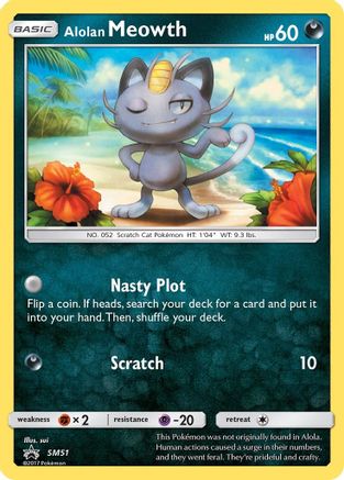 Alolan Meowth - SM51  SM Promos - Promo
