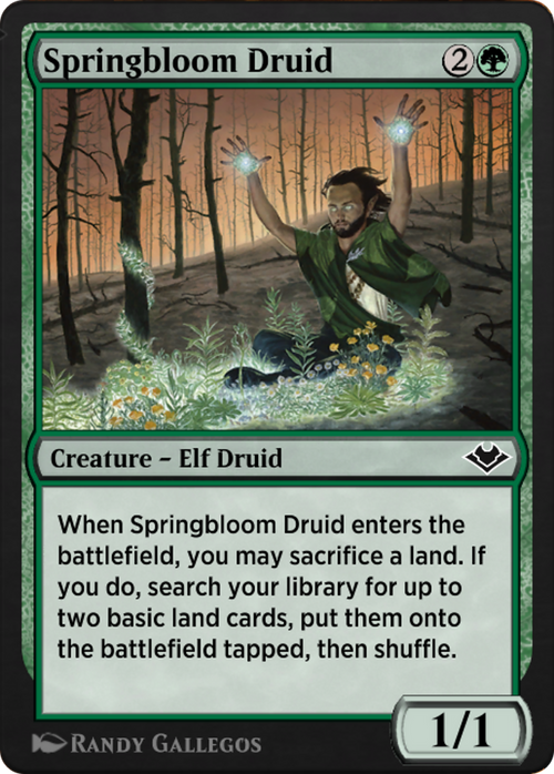 Springbloom Druid (J21-642) - Jumpstart: Historic Horizons