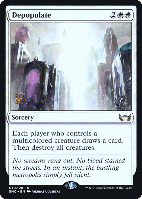 Depopulate (PRE-010) - Streets of New Capenna Promos Foil