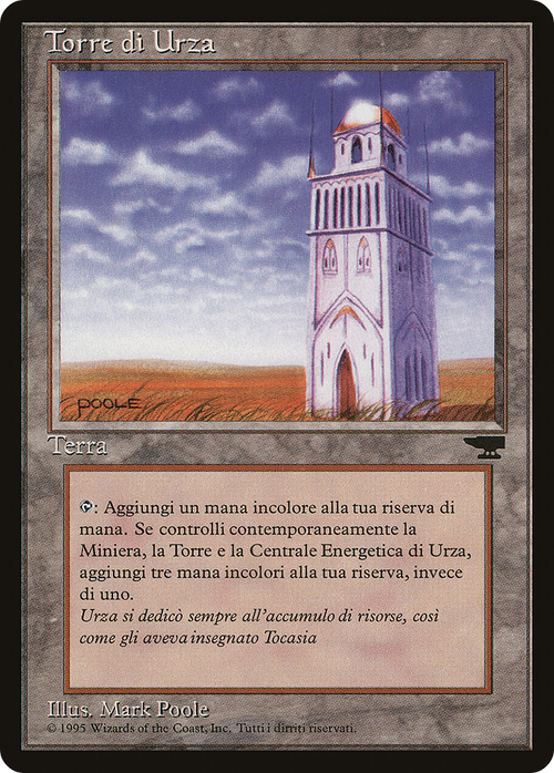 Urza's Tower (Mountains) (Italian) - "Torre di Urza" (REN-) - Rinascimento