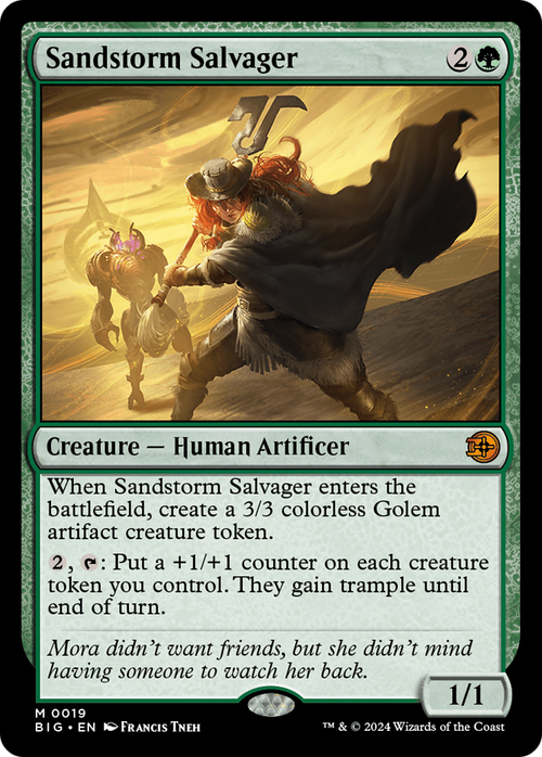 Sandstorm Salvager (BIG-019) - The Big Score Foil