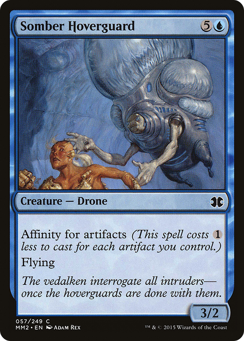 Somber Hoverguard (MM2-057) - Modern Masters 2015 Foil
