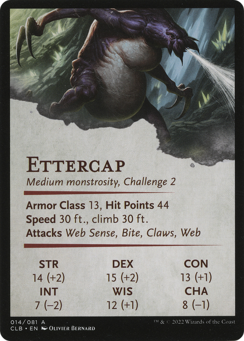 Ettercap // Ettercap (ACLB-014) - Battle for Baldur's Gate Art Series (Borderless)