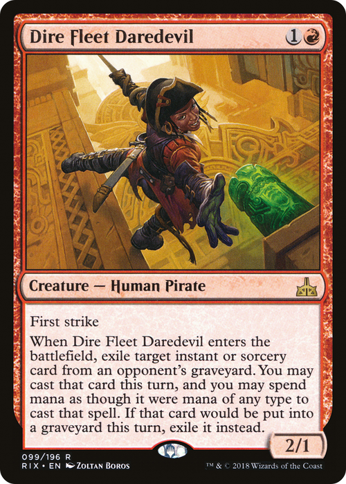 Dire Fleet Daredevil (RIX-099) - Rivals of Ixalan Foil