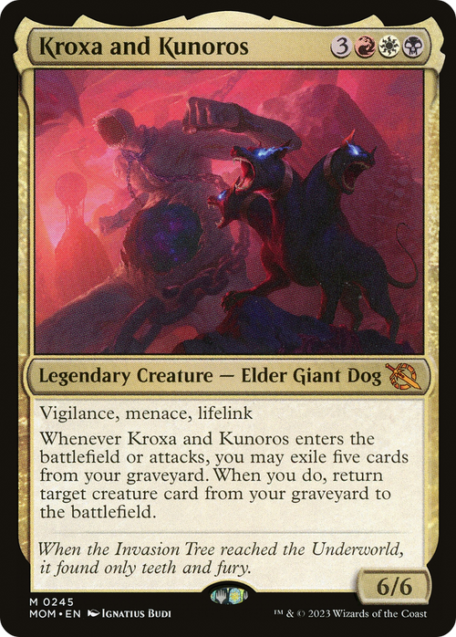 Kroxa and Kunoros (MOM-245) - March of the Machine Foil