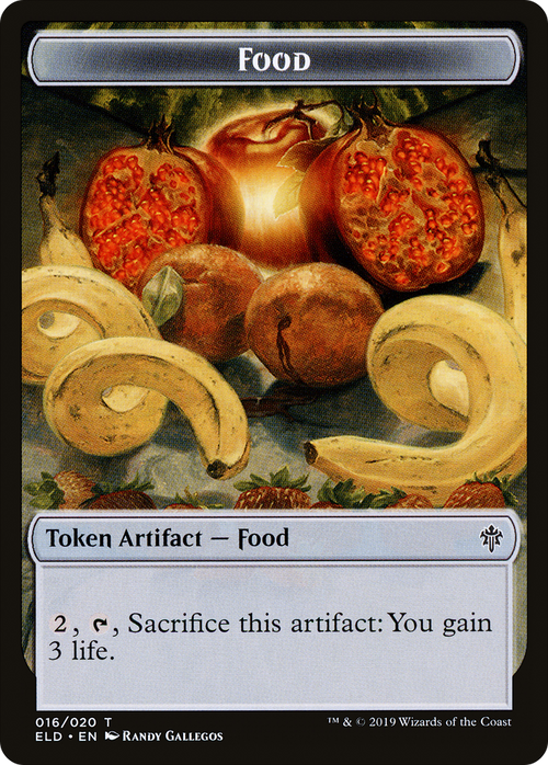Food (TELD-016) - Throne of Eldraine Tokens Foil