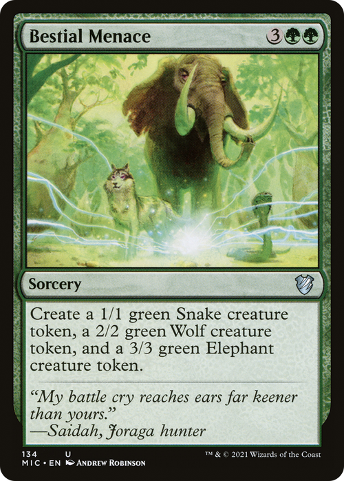 Bestial Menace (MIC-134) - Midnight Hunt Commander