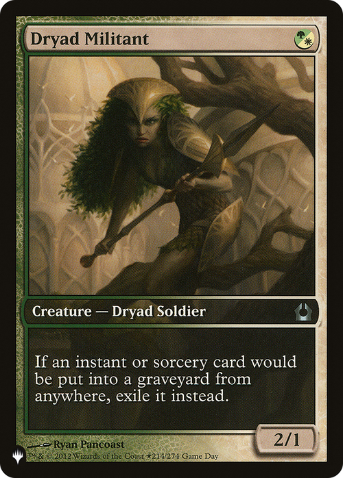 Dryad Militant (LIST-PRTR-214) - The List