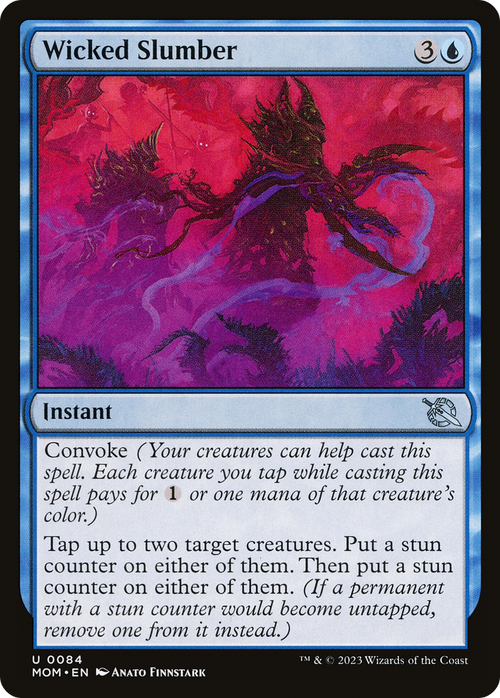 Wicked Slumber (MOM-084) - March of the Machine Foil