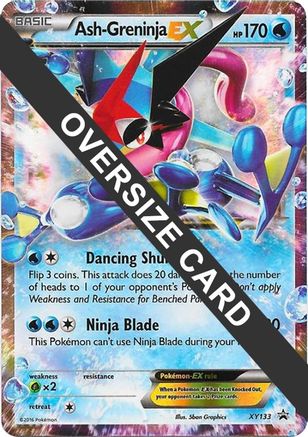 Ash-Greninja EX - XY133 (XY Black Star Promos)  - Holofoil Jumbo Cards - Promo