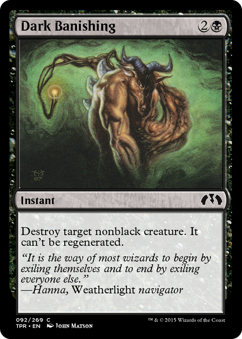 Dark Banishing (TPR-092) - Tempest Remastered Foil