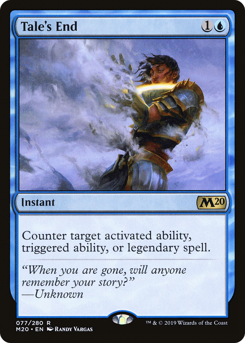 Tale's End (M20-077) - Core Set 2020 Foil