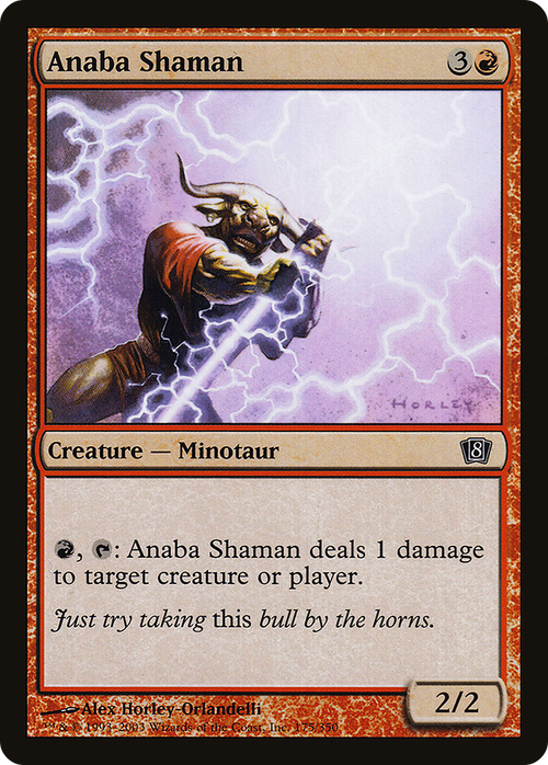 Anaba Shaman (8ED-175) - 8th Edition Foil