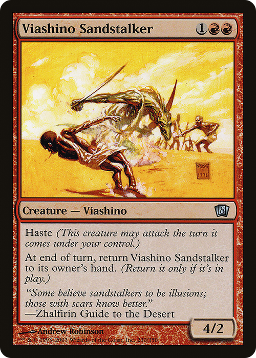Viashino Sandstalker (8ED-230) - 8th Edition Foil