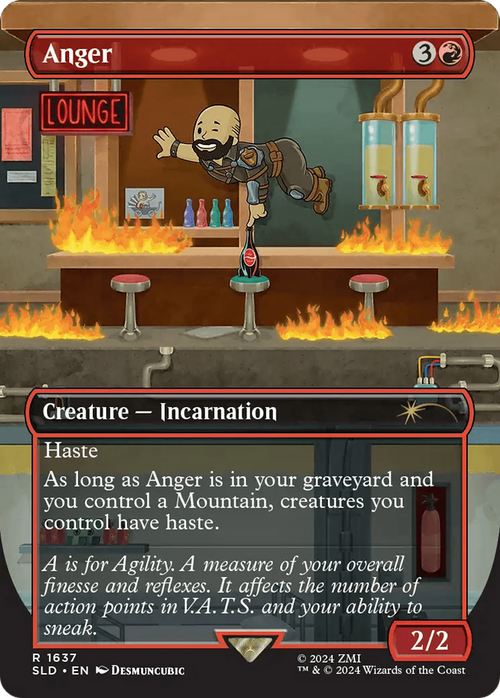 Anger (SLD-1637) - Secret Lair Drop (Borderless)