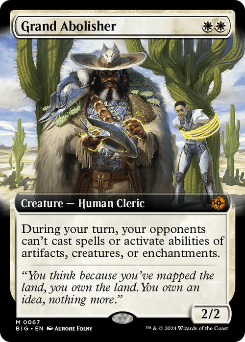 Grand Abolisher (Extended Art) (BIG-067) - The Big Score: (Extended Art) Foil
