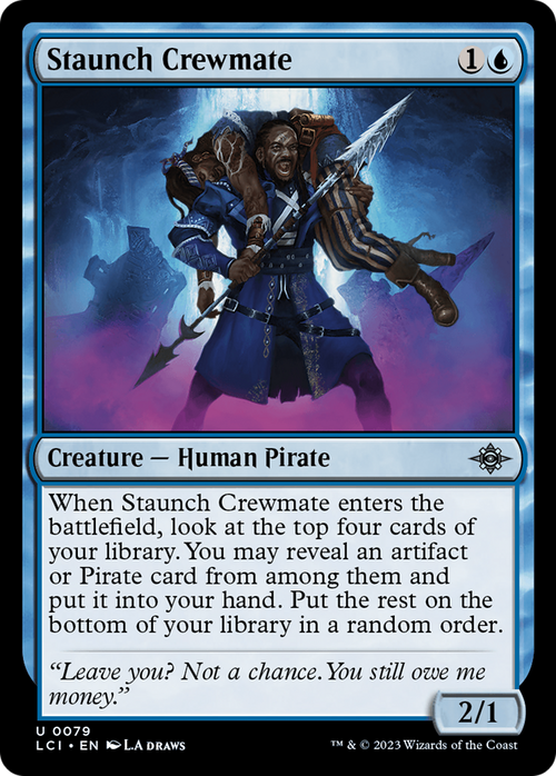 Staunch Crewmate (LCI-079) - The Lost Caverns of Ixalan Foil
