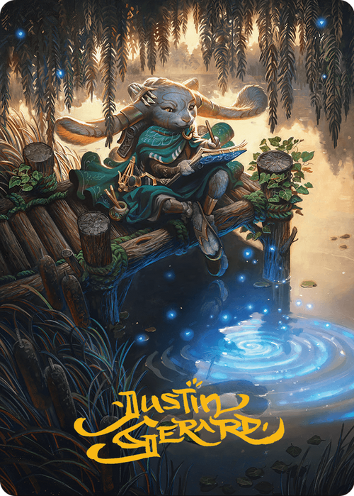 Tamiyo, Field Researcher // Tamiyo, Field Researcher (ABLB-054) - Bloomburrow Art Series (Borderless) Foil