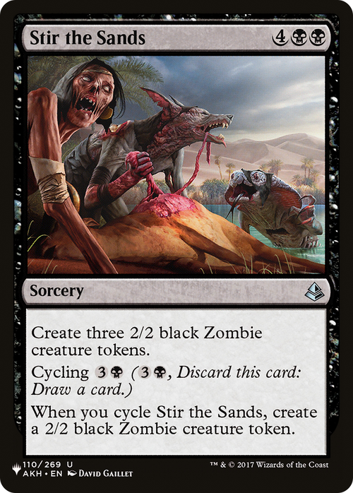 Stir the Sands (LIST-AKH-110) - The List