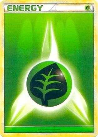 Grass Energy (2010 Unnumbered HGSS Style Non-Holo)  League & Championship Cards - Common